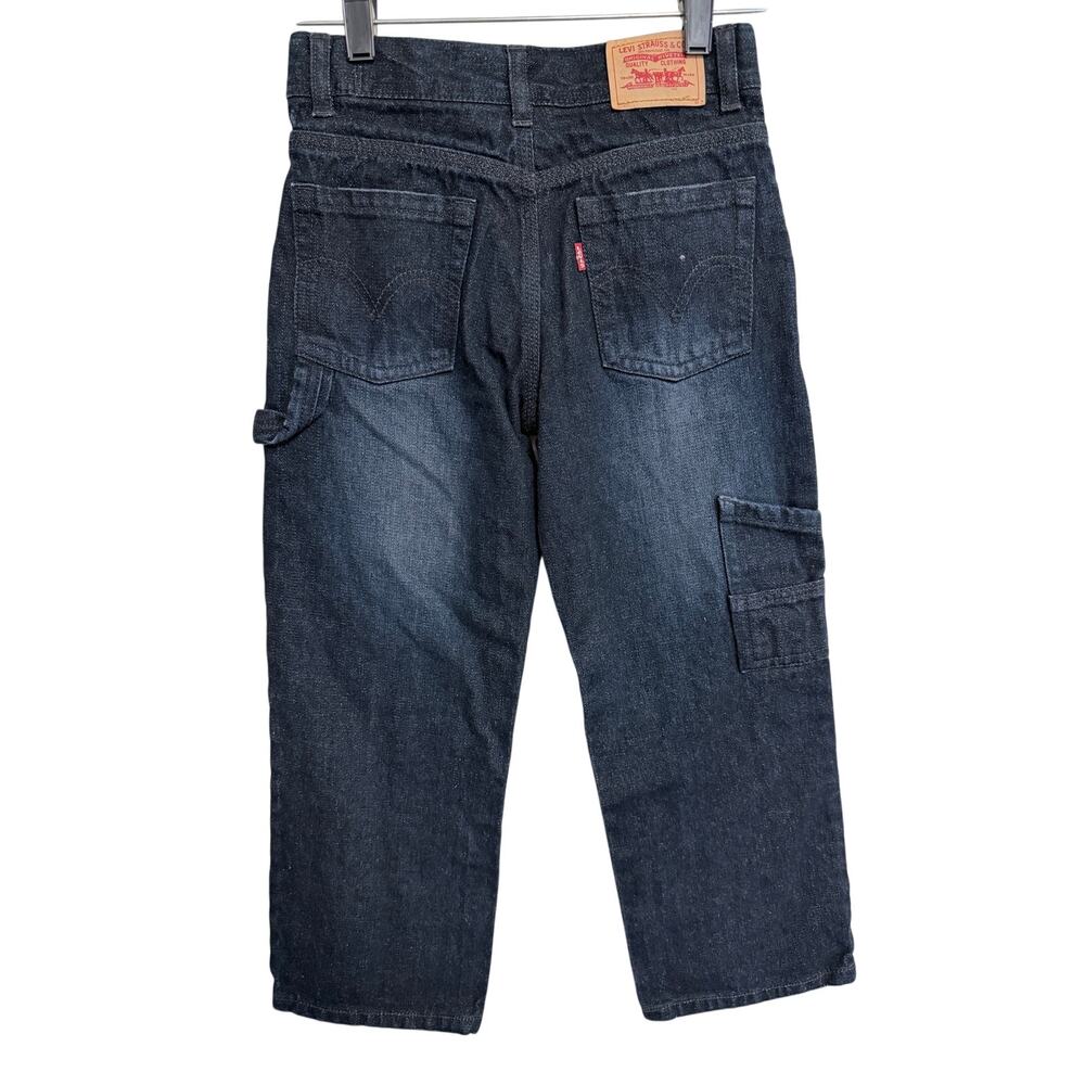 Levi's Dard Wash Workwear Carpenter Jeans Boys Size 7